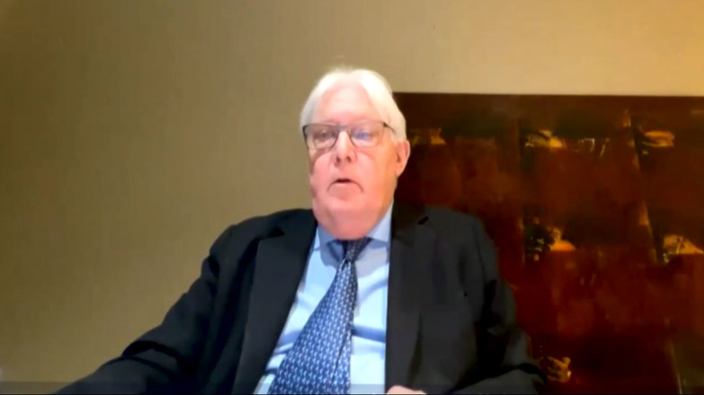 Martin GMartin Griffiths, Coordonnateur des secours d'urgence de l'ONU, présente la situation humanitaire en Israël et dans le territoire palestinien occupé.