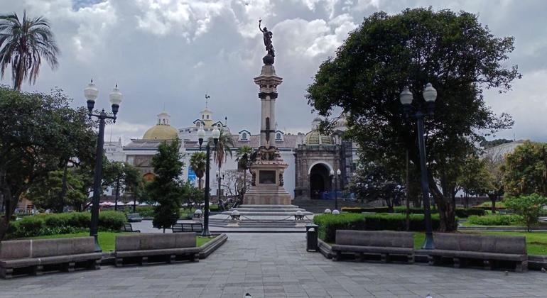 Plaza Grande de Quito, Ecuador.