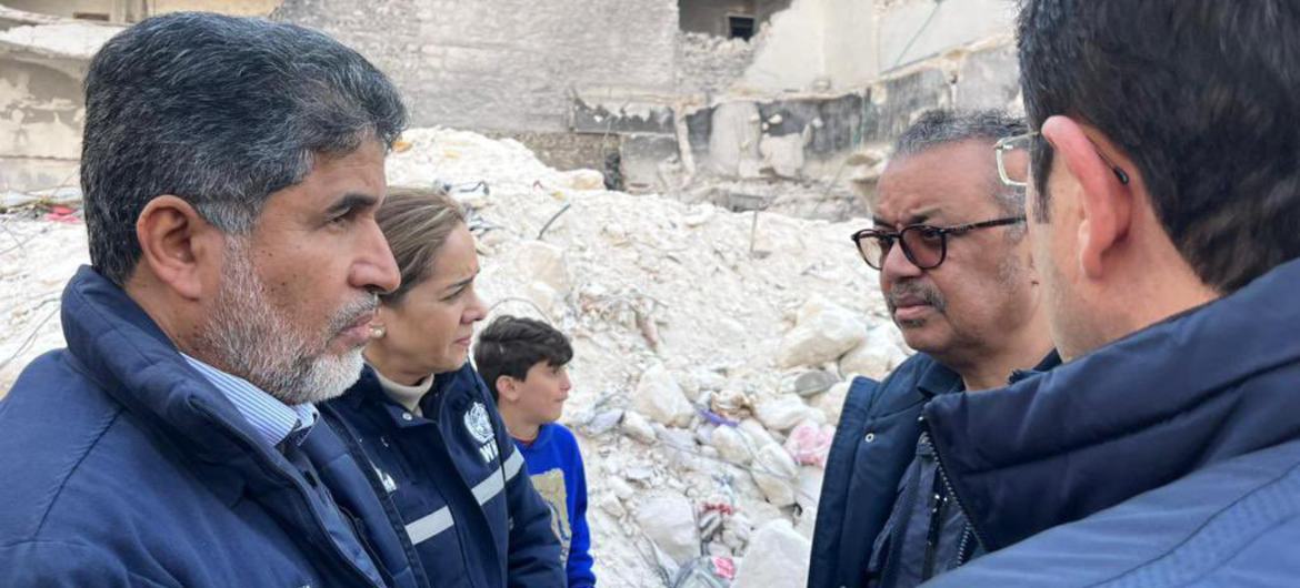 De acordo com Al Mandhari, cerca de 25 milhões de pessoas foram afetadas pelo terremoto em toda a Síria