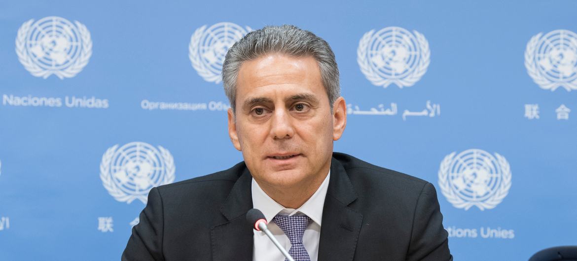تعيين مهند هادي منسقا للأمم المتحدة للشؤون الإنسانية في الأرض الفلسطينية المحتلة.