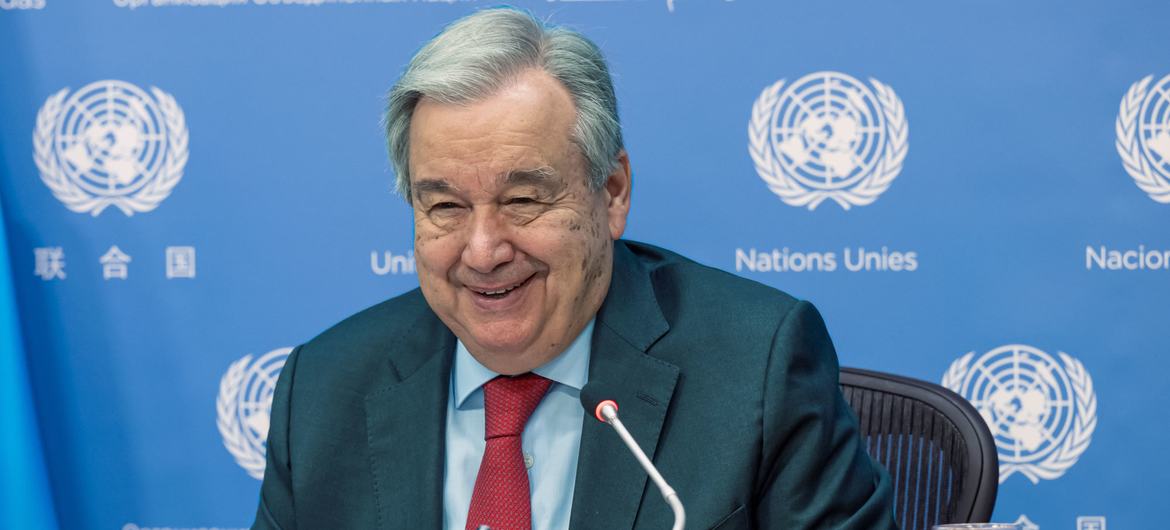 El Secretario General de la ONU, António Guterres.