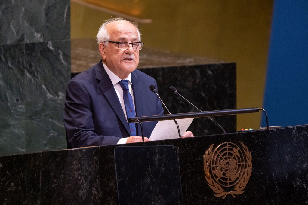 Riyad Mansour, representante permanente del Estado de Palestina ante la ONU. Riyad Mansour, representante permanente del Estado de Palestina ante la ONU.