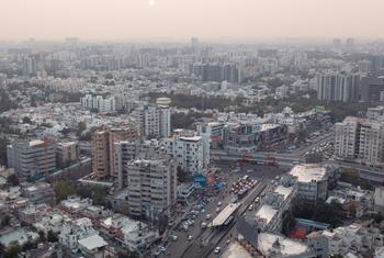 Ahmedabad, en el oeste de la India, es la ciudad más grande del estado de Gujarat.