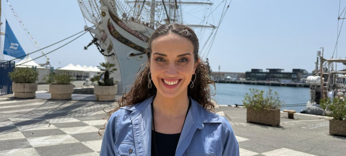 A bióloga brasileira, Janaína Bumbeer, apresentou o trabalho da Fundação Grupo Boticário na 3ª Conferências dos Oceanos da ONU, em França