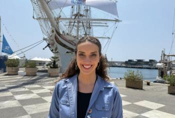 A bióloga brasileira, Janaína Bumbeer, apresentou o trabalho da Fundação Grupo Boticário na 3ª Conferências dos Oceanos da ONU, em França