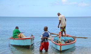 Fishermen in Grenada. 