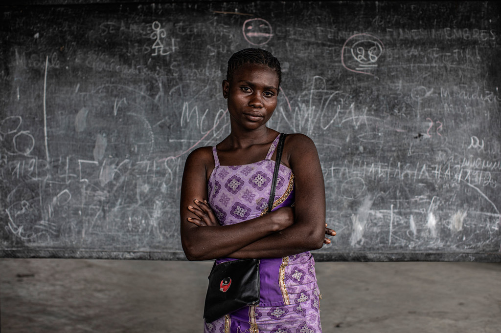 Dorika, survivante d'un viol lors du conflit au Nord-Kivu, en République démocratique du Congo.