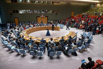 El Consejo de Seguridad de la ONU en sesión.