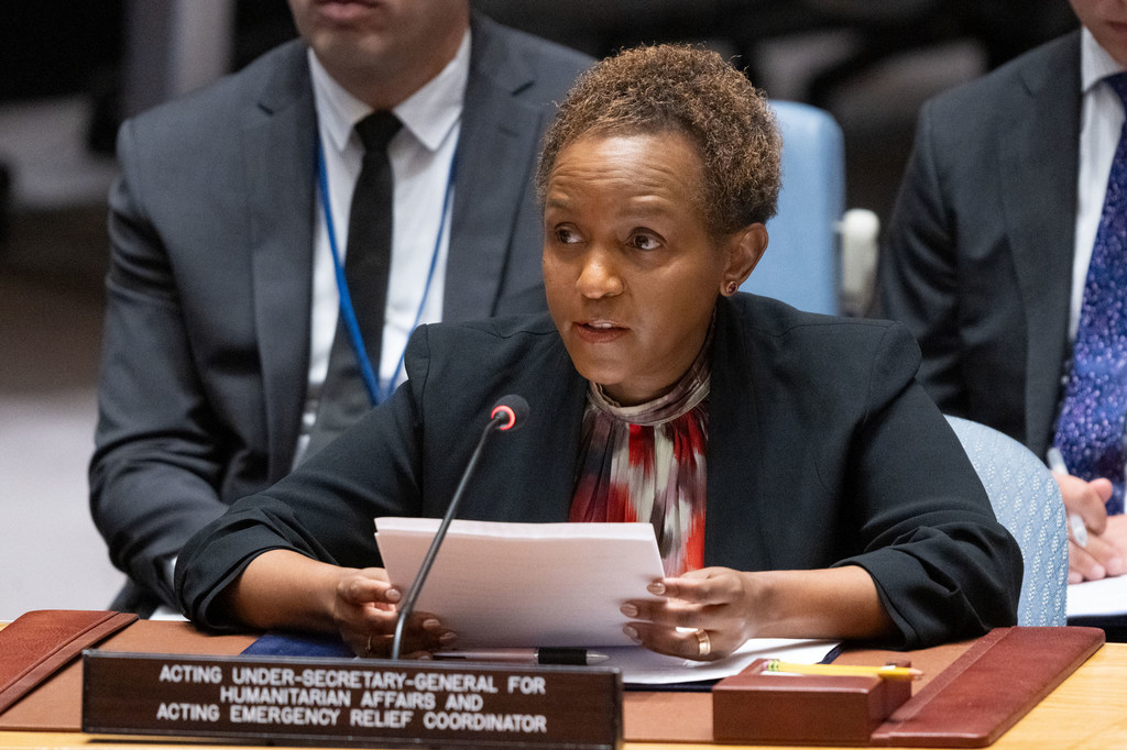 Acting Under-Secretary-General for Humanitarian Affairs Joyce Msuya briefed the Security Council meeting on the situation in Yemen.