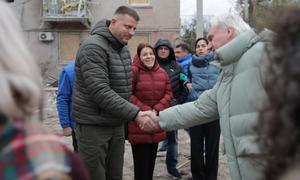 В середине августа к исполнению обязанностей приступил новый Гуманитарный координатор ООН на Украине Маттиас Шмале. Он сменил на этом посту Дениз Браун.