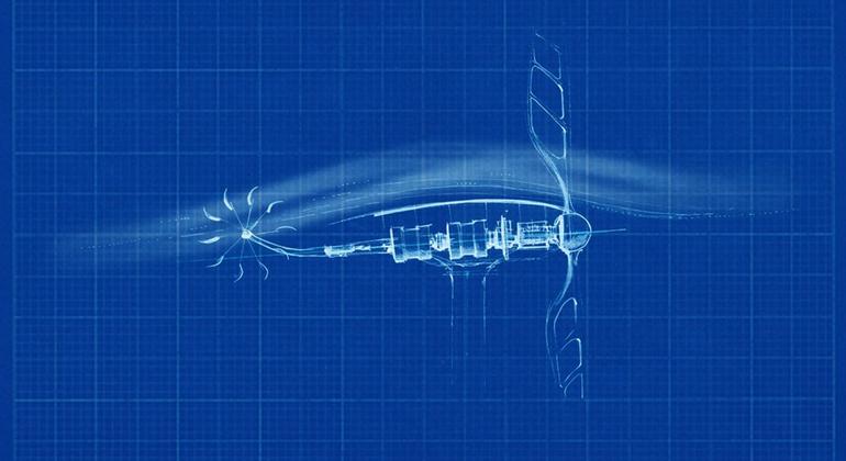 Professor Akira Obata designed micro-wind turbines that turn and generate electricity, at wind speeds as low as 3 kph, inspired by dragonfly wings