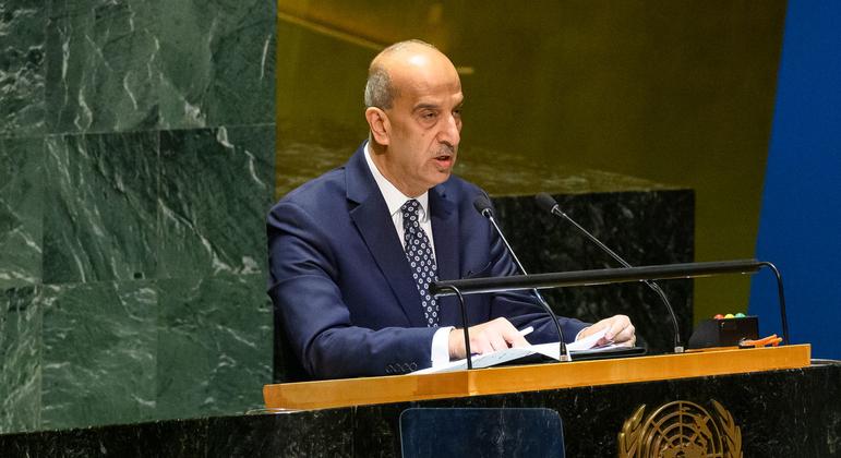 السفير المصري لدى الأمم المتحدة أسامة عبد الخالق.
