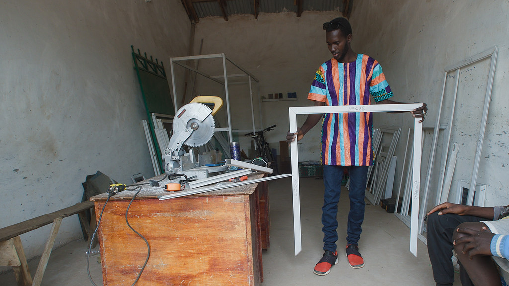 Amadou Jobe a trouvé un emploi à Banjul, la capitale de la Gambie