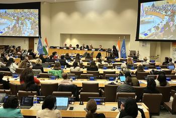संयुक्त राष्ट्र में भारत के स्थाई मिशन ने, CSW68 के मौक़े पर, लैंगिक समानता और महिला मज़बूती के लिए, सरकारी और निजी क्षेत्र की वित्तीय ज़िम्मेदारियों के विषय पर एक विचार गोष्ठि का आयोजन किया (13 मार्च 2024).