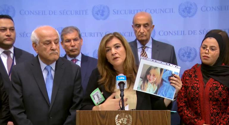 Dr. Rola ElFarra, an American Palestinian physician from Houston, Texas. Her family is from Gaza, and she was among the group of women who met with the SG last week..