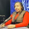 Wakili Lucy Gidamis kutoka taasisi ya Msichana Initiative Tanzania akihojiwa na Anold Kayanda wa Idhaa ya Kiswahiliya UN jijini New York, Marekani, Machi 11, 2025.