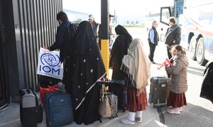 Since August 2021, thousands of Afghans have been resettled to Canada on flights supported by IOM.
