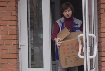 Социальный работник мобильной бригады Фонда ООН по народонаселению (ЮНФПА) в Полтаве Анна Шортук