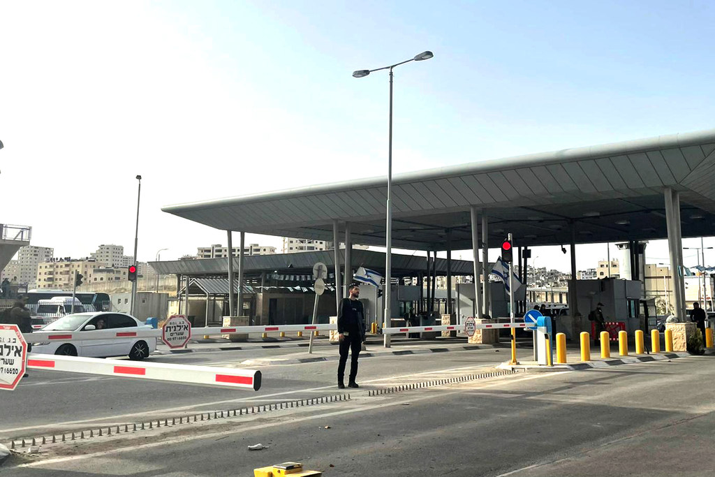 Le poste de contrôle de Qalandia, entre la Cisjordanie et Jérusalem-Est