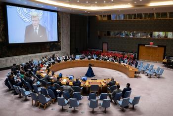 Специальный посланник по Йемену Ханс Грундберг выступил по видеосвязи на заседании Совета Безопасности.