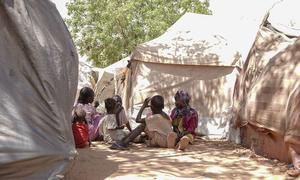 Children at an IDP camp in El Fasher, North Darfur. Across Sudan, more than 11 million people have been driven from their homes.
