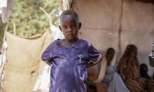 Families in North Darfur have moved to centres for displaced people.