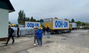 Essential aid is being delivered to people affected by the Kakhovka Dam blast in eastern Ukraine.