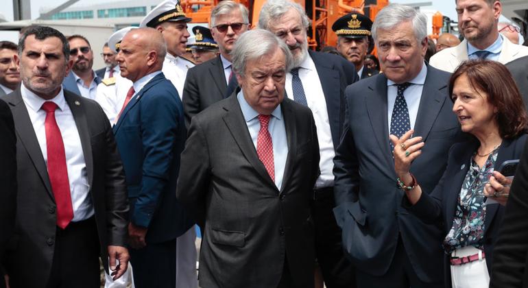 أمام قمة الدول السبع، الأمين العام يجدد الدعوة للتخلص من الوقود الأحفوري والحاجة لذكاء اصطناعي شامل وآمن