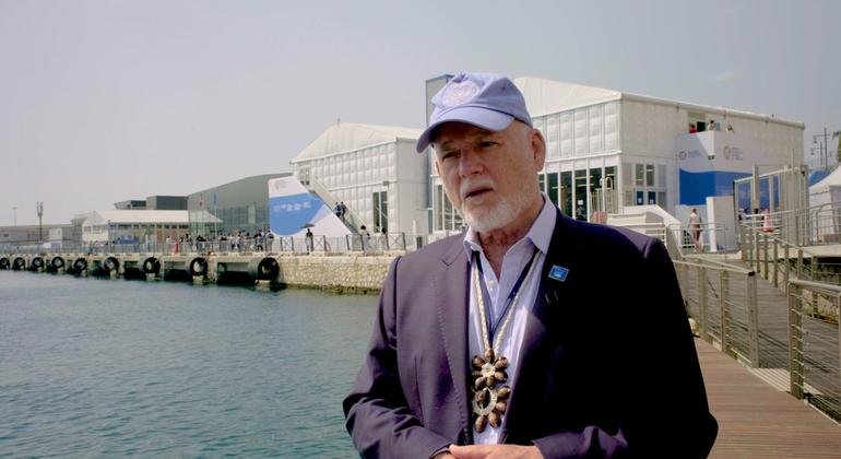 Peter Thomson, the UN Secretary-General's Special Envoy for the Ocean, talks to UN News.