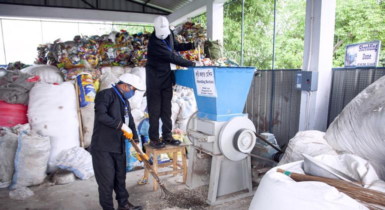 Plastic processing unit. Plastic processing unit.