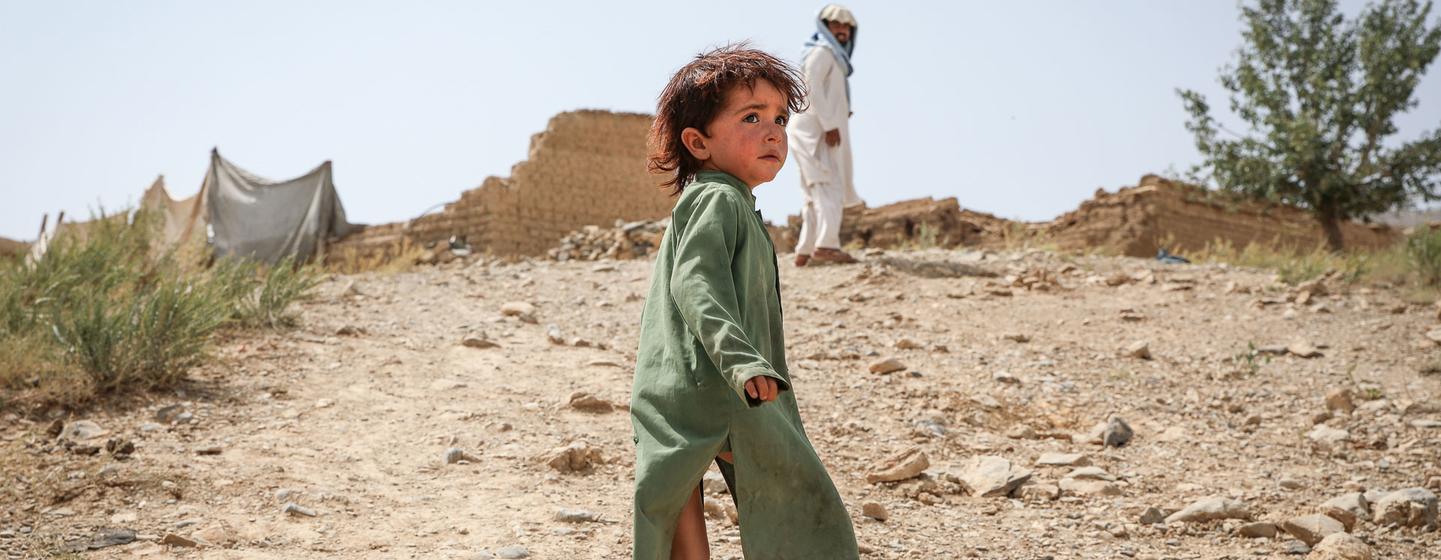 Afeganistão é um dos países mais vulneráveis ​​do mundo.