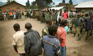 Demobilised child soldiers in Democratic Republic of the Congo.