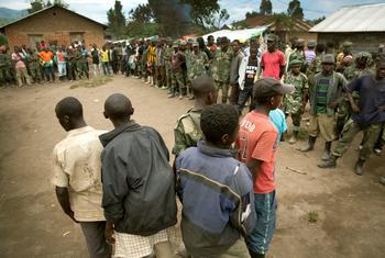 刚果民主共和国的复员儿童兵。（资料图）