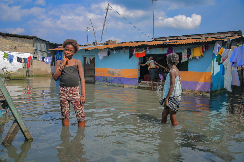 In the Democratic Republic of the Congo flooding in the capial, Kinshasa, has been linked to climate change. (file)