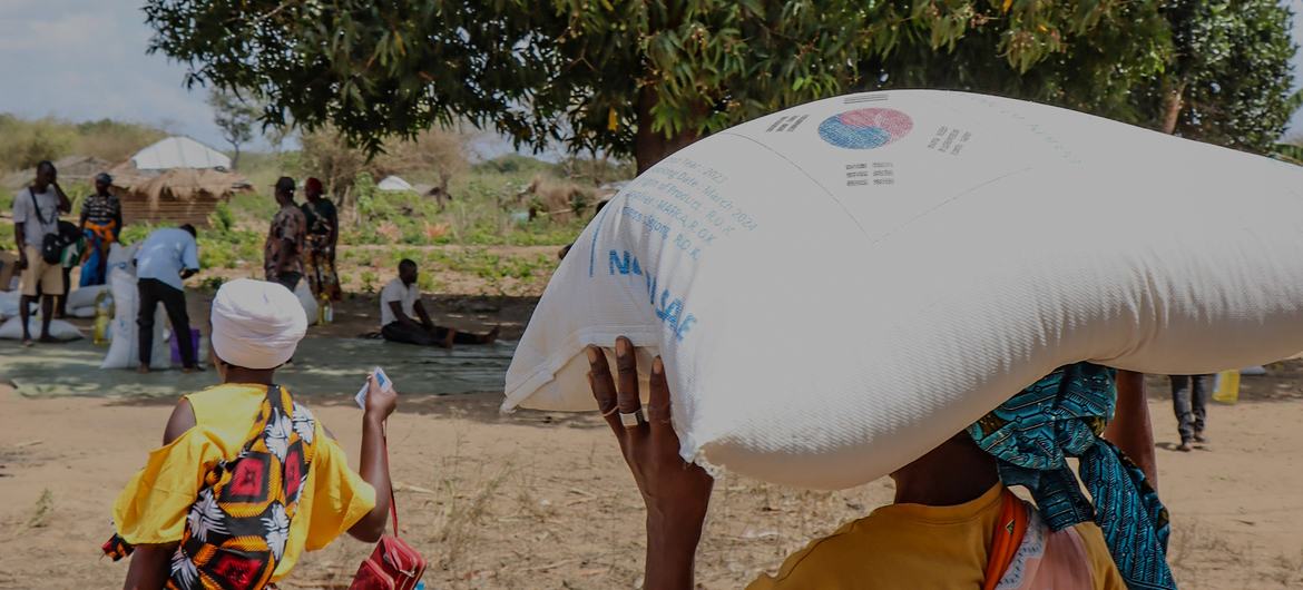 As contribuições da Coreia do Sul compreendem mais de 5 mil toneladas métricas de arroz