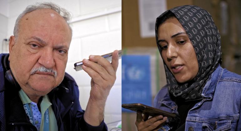 الدكتور يونس عوض الله، الحائز على تكريم "قائمة TIME100 للصحة"، وزميلته فيروز أبو وردة، اللذين قاما، خلال فترات قصيرة من وقف إطلاق النار العام الماضي، بتوصيل لقاحات منقذة للحياة للأطفال في جميع أنحاء قطاع غزة.
