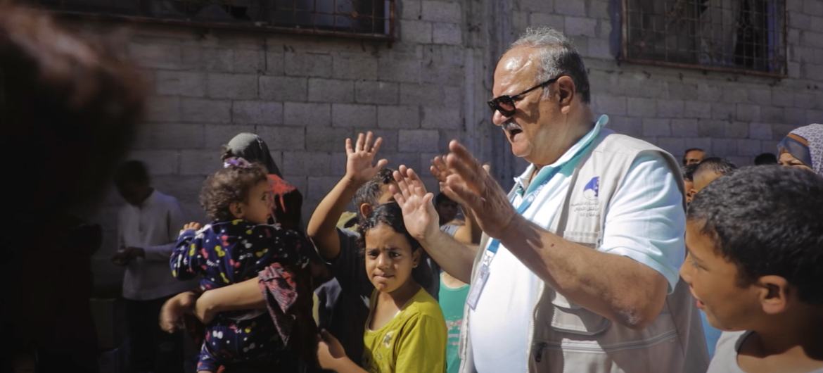 La historia del doctor Younis fue el eje central del documental "La amenaza silenciosa sobre Gaza", producida por UNICEF con motivo del Día Mundial de la Asistencia Humanitaria.