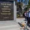 联合国秘书长古特雷斯在吐斯廉屠杀博物馆悼念柬埔寨红色高棉政权的受害者。