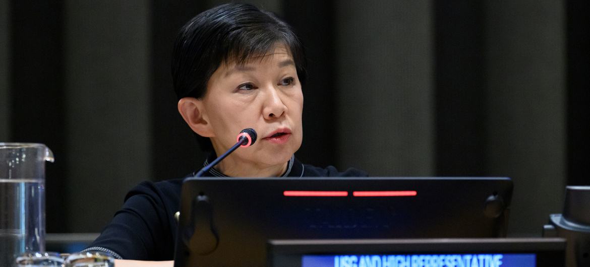 Высокий представитель ООН по вопросам разоружения Изуми Накамицу.