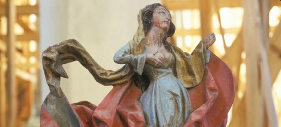 Retábulo do século XVI da Igreja de Kaarma, na Estônia