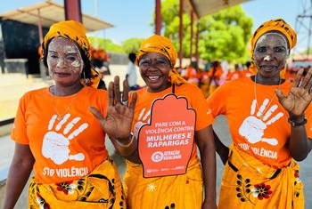 Marcha de lançamento da campanha 16 dias de Ativismo em Cabo Delgado, Moçambique