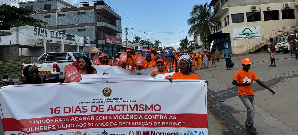 Marcha em Cabo Delgado, Moçambique