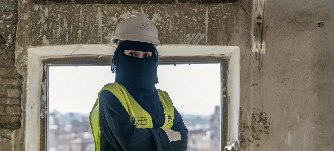 Harbiya al-Hamiry, a Yemeni heritage engineer who embarked on a mission to revive Yemen's historical buildings.