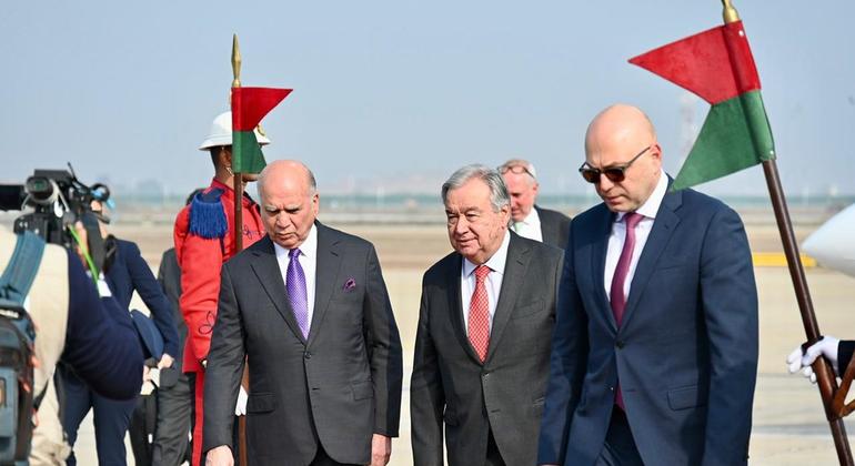 الأمين العام يودّع يونامي: العراق مهد الحضارة ومصدر إلهام عميق.. وسنواصل الوقوف إلى جانب شعبه