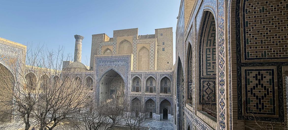 Исторический центр Самарканда, Узбекистан.