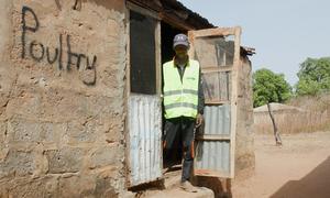 Gambia poultry farmer Guidom Sabally