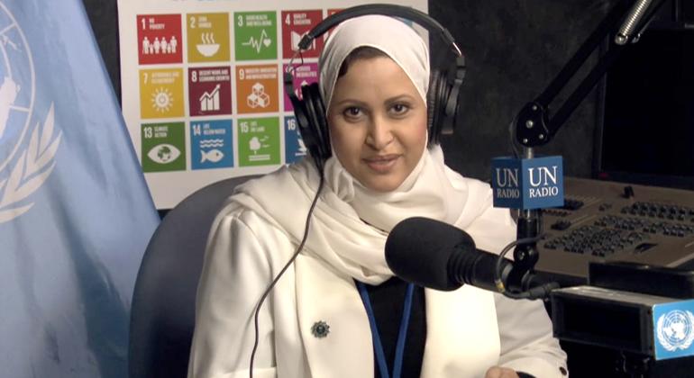 الدكتورة ميمونة خليل الخليل، الأمين العام لمجلس شؤون الأسرة في المملكة العربية السعودية، في لقاء مع أخبار الأمم المتحدة.