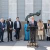 Secretary-General António Guterres addresses attendees to the Interfaith Moment of Prayer for Peace at UN Headquarters. 