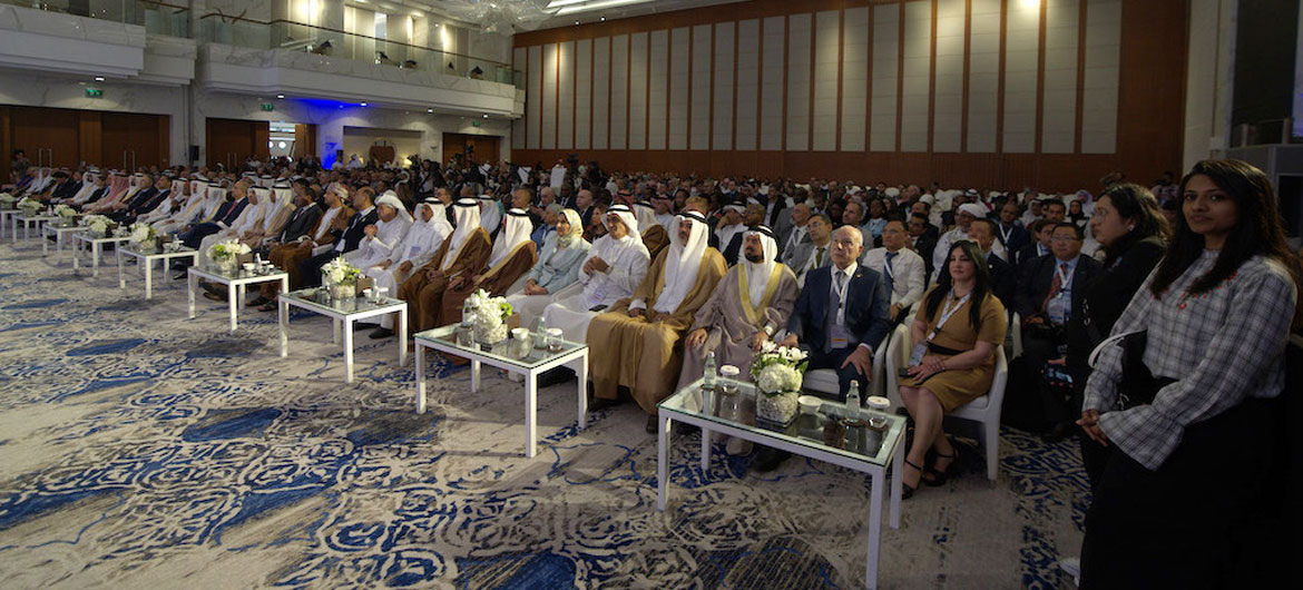 A wide view of attendees to the World Entrepreneurs Investment Forum (WEIF) in Bahrain.