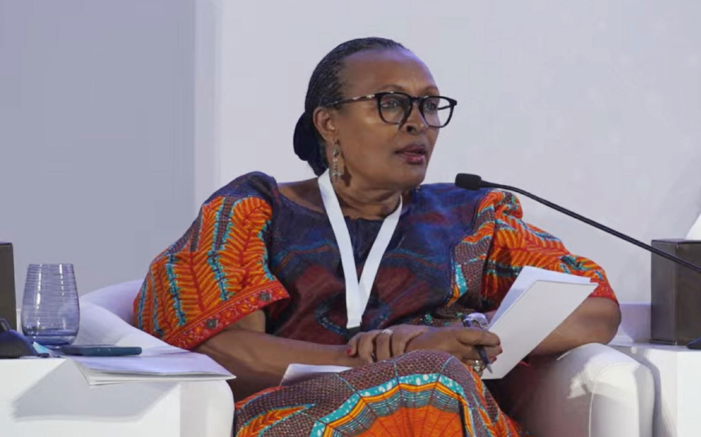 Olive Zaituni Kigongo, présidente de la Chambre nationale de commerce et d'industrie de l'Ouganda (UNCCI).